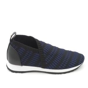 Taryn Rose Geo-Knit Slip-on Shoes Caren Black/Navy - Medium
